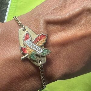 VTG Maple Leaf Canada Bracelet